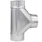 Imperial Mfg Imperial 4 in. X 4 in. X 4 in. Galvanized Steel Furnace Pipe Tee GV0883-A - alternate 5